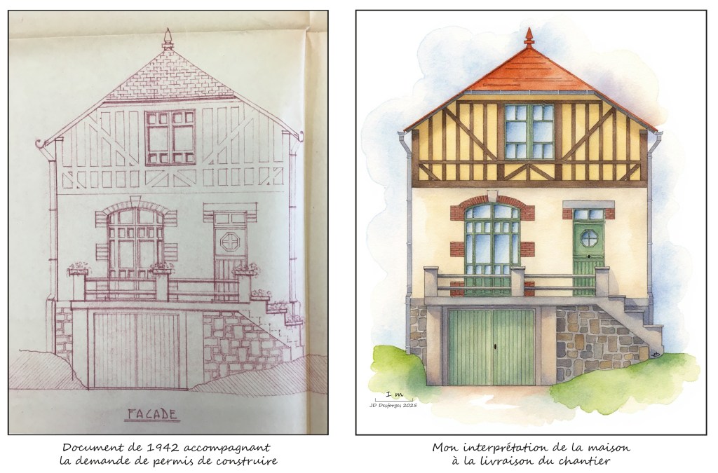 Une maison de 1942, entre tradition régionale et modernité rationnelle